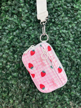Load image into Gallery viewer, Strawberry Bow Wristlet