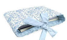 Load image into Gallery viewer, Jillian Blue Floral Tie Bible Cover