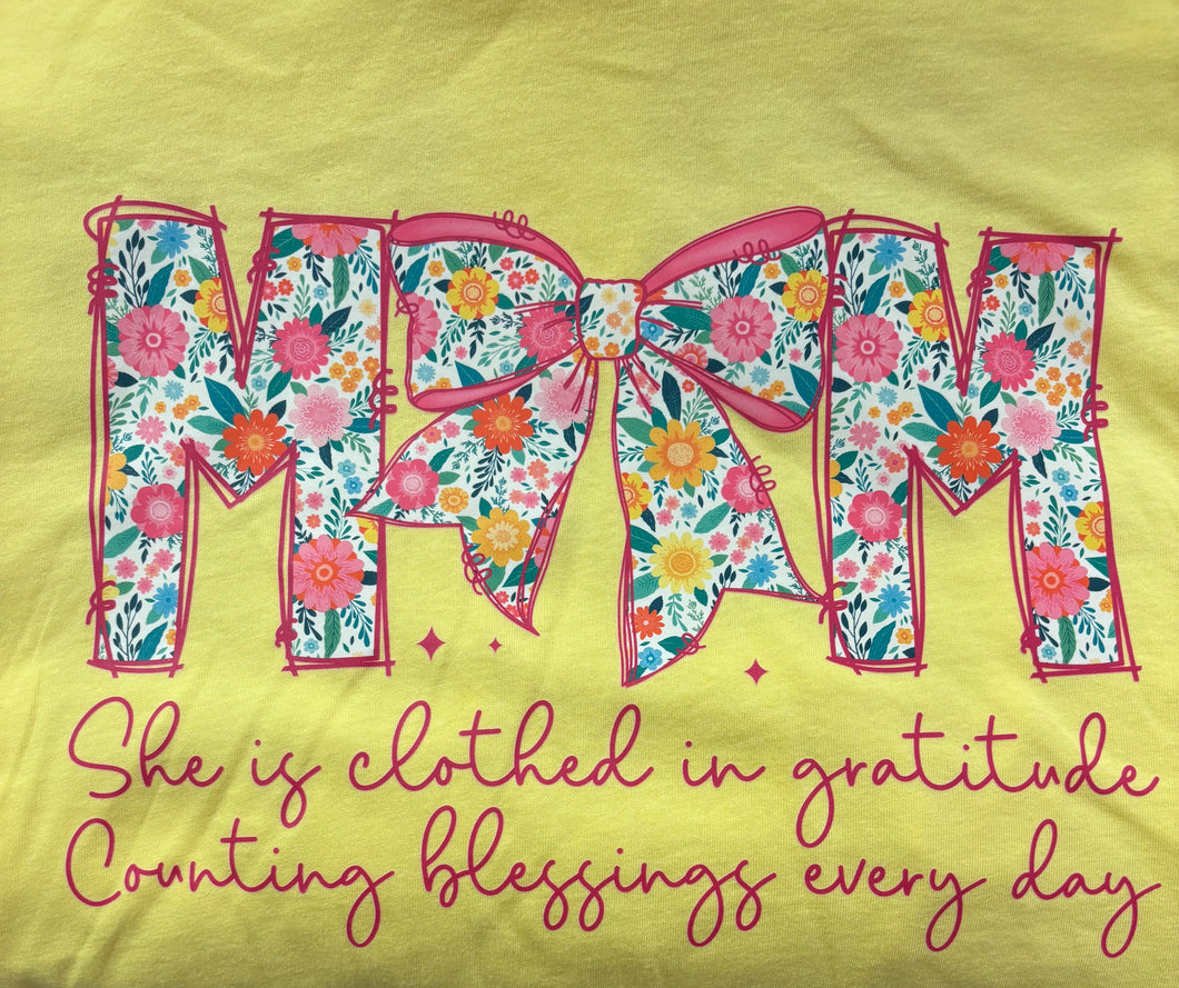 Mom Bow Tee