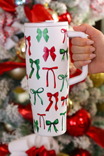 Load image into Gallery viewer, Midnight Bow Christmas Edition Sleek Tumbler
