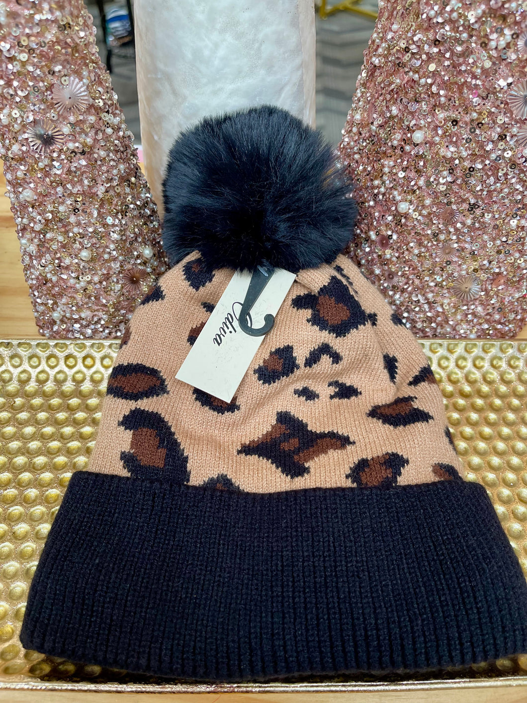 Leopard Beanie