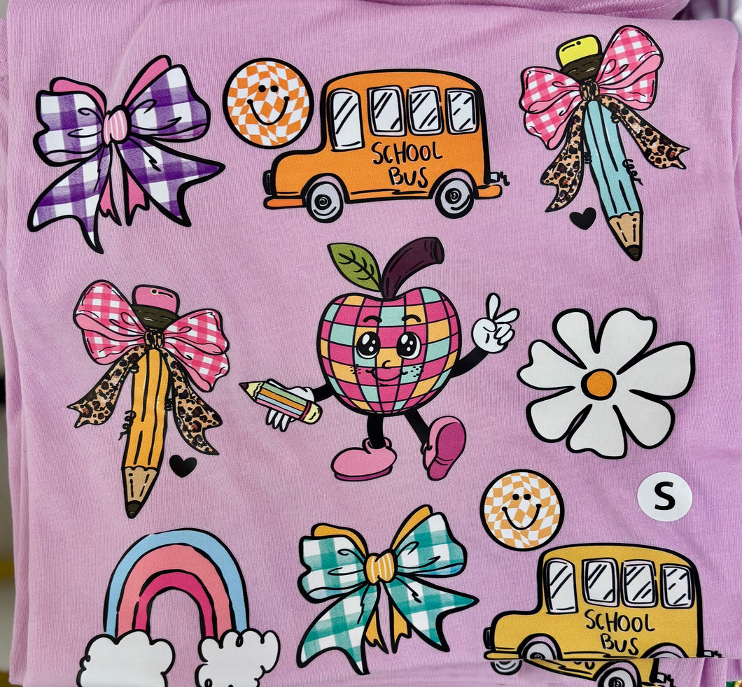 Lavender School Tee