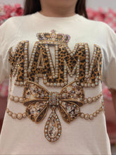 Load image into Gallery viewer, Mama Crown Bling Tee
