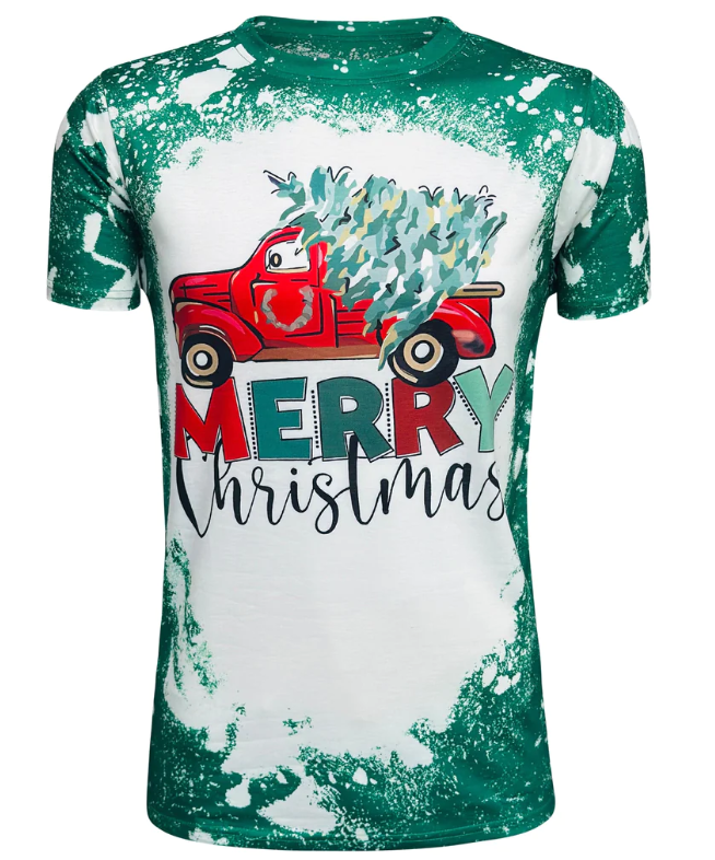 Merry Christmas Truck Tee