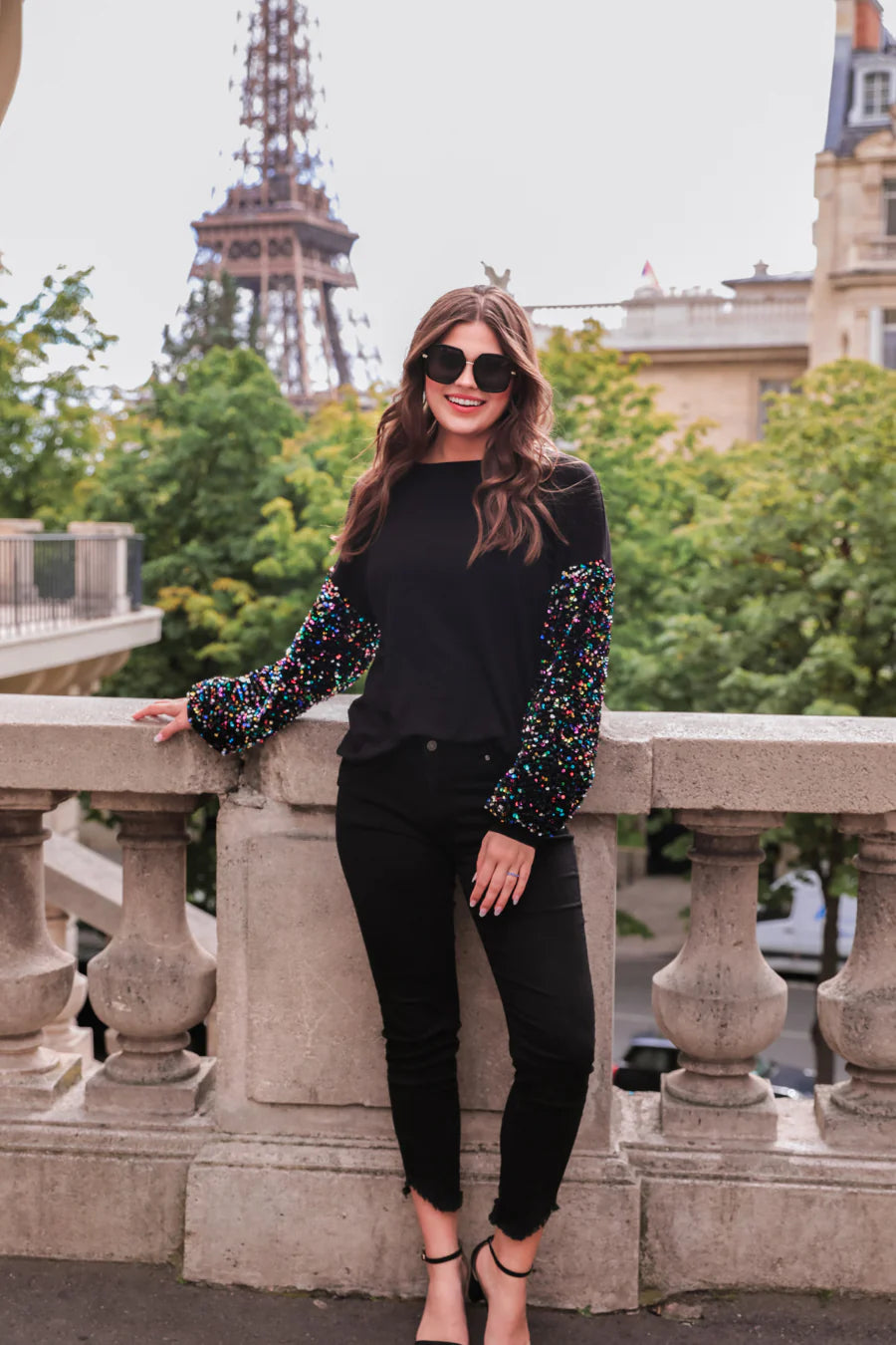 Confetti Sequin Top