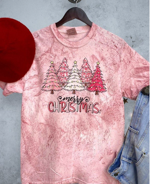 Pink Christmas Tee